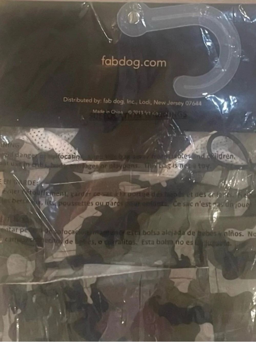 Fab dog® Camo Packaway Raincoat